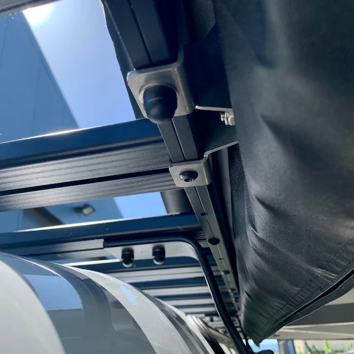 Brackets for mounting Alu-Cab Awnings to Front Runner Roof Racks - Image 3
