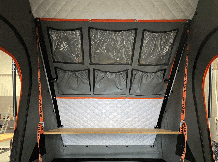 Alu-Cab Interior Roof Drop Down Table - Image 3