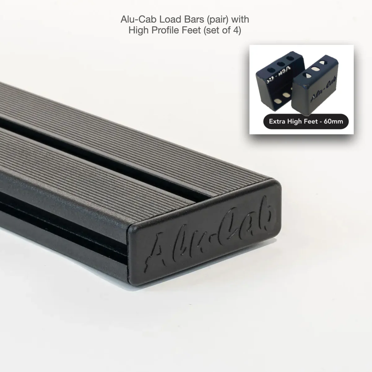Alu-Cab HD Load Bar & Mounting Feet Kit (Pair + 4 Feet) - Image 5