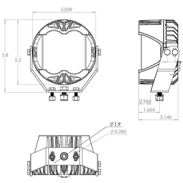LP4 Pro LED Auxiliary Light Pod Pair - Universal - Image 4