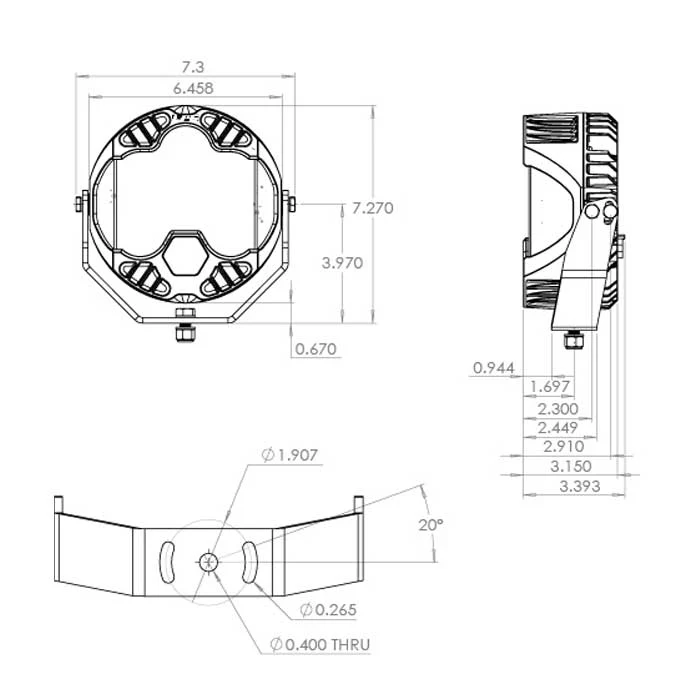 LP6 Pro LED Auxiliary Light Pod – Universal - Image 7