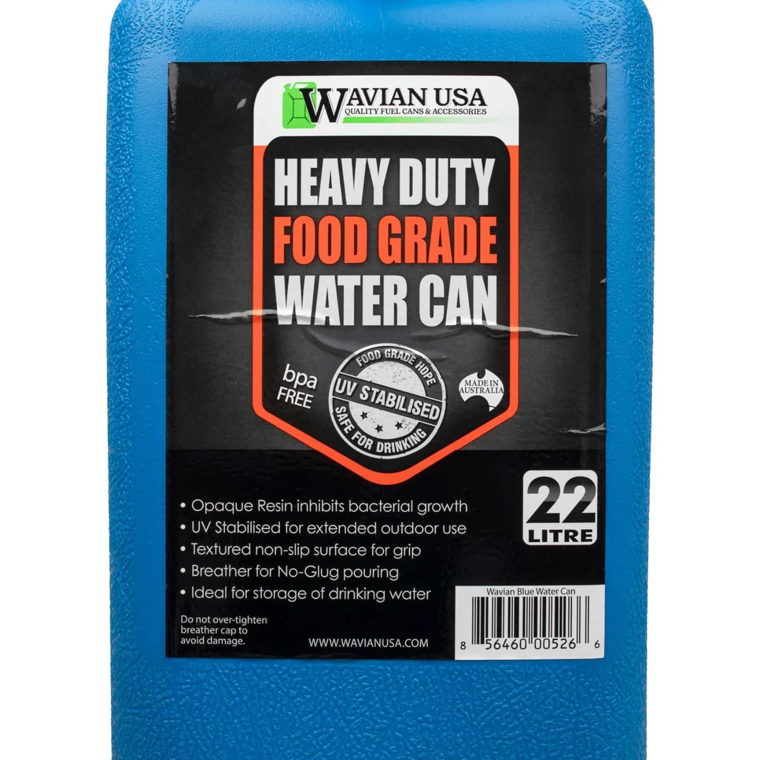 Water Can with Spout - 22L (5.8G) - Blue - Image 8