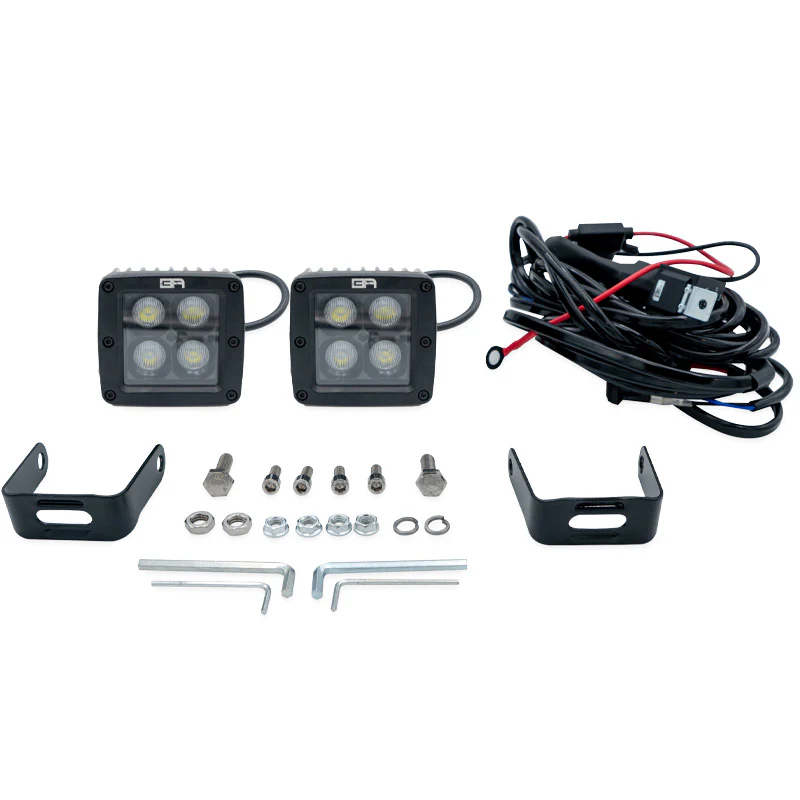 Body Armor 4x4 Blackout LED Cube Flood Lights - Image 3