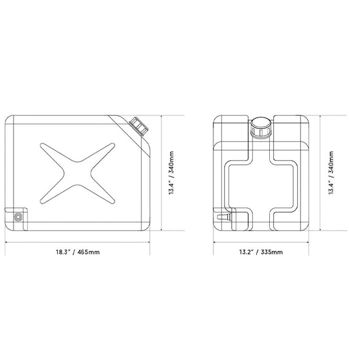 Jerry Can Water Tank (Double) - 10.6 Gal / 40L - Image 3