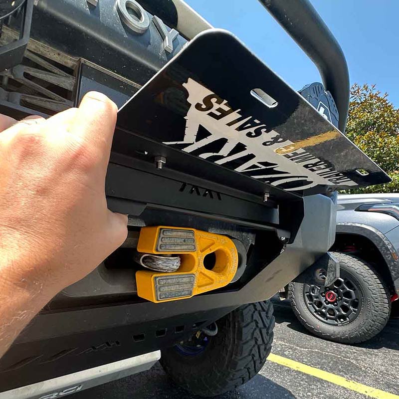 Flip Up Front License Plate Holder - Hawse Fairlead - Image 6