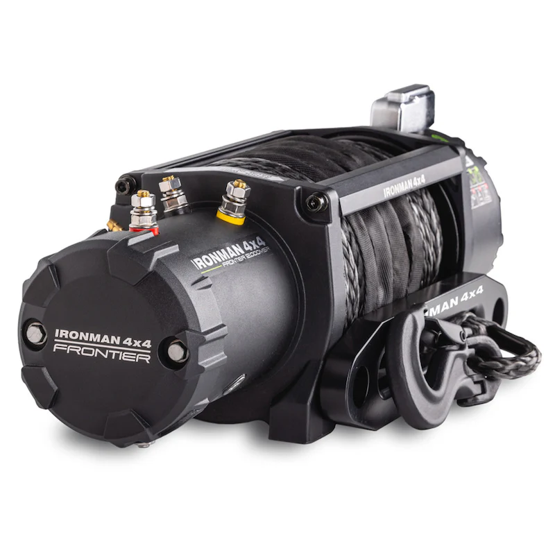 Frontier 12,000lb Winch w/ Synthetic Rope - Image 2
