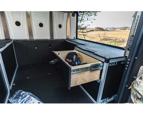 Alu-Cab Canopy 2.0 Double Drawer Module Jeep Gladiator JT 2019-Present - Image 2