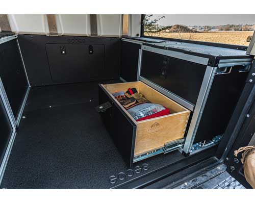Alu-Cab Canopy 2.0 Double Drawer Module Jeep Gladiator JT 2019-Present - Image 3