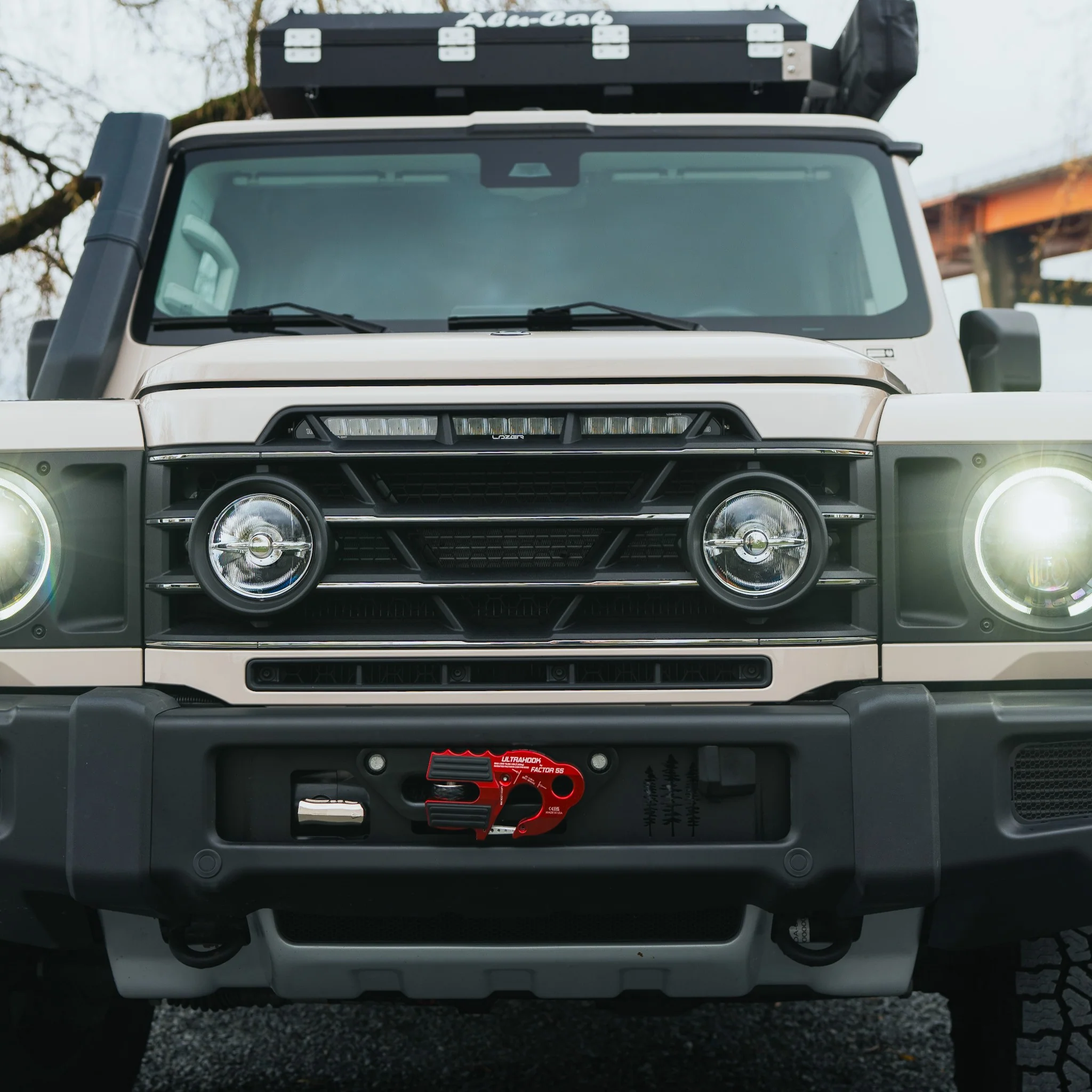 Hidden Winch Mount System for INEOS Grenadier | WARN VR EVO 12-S Kit