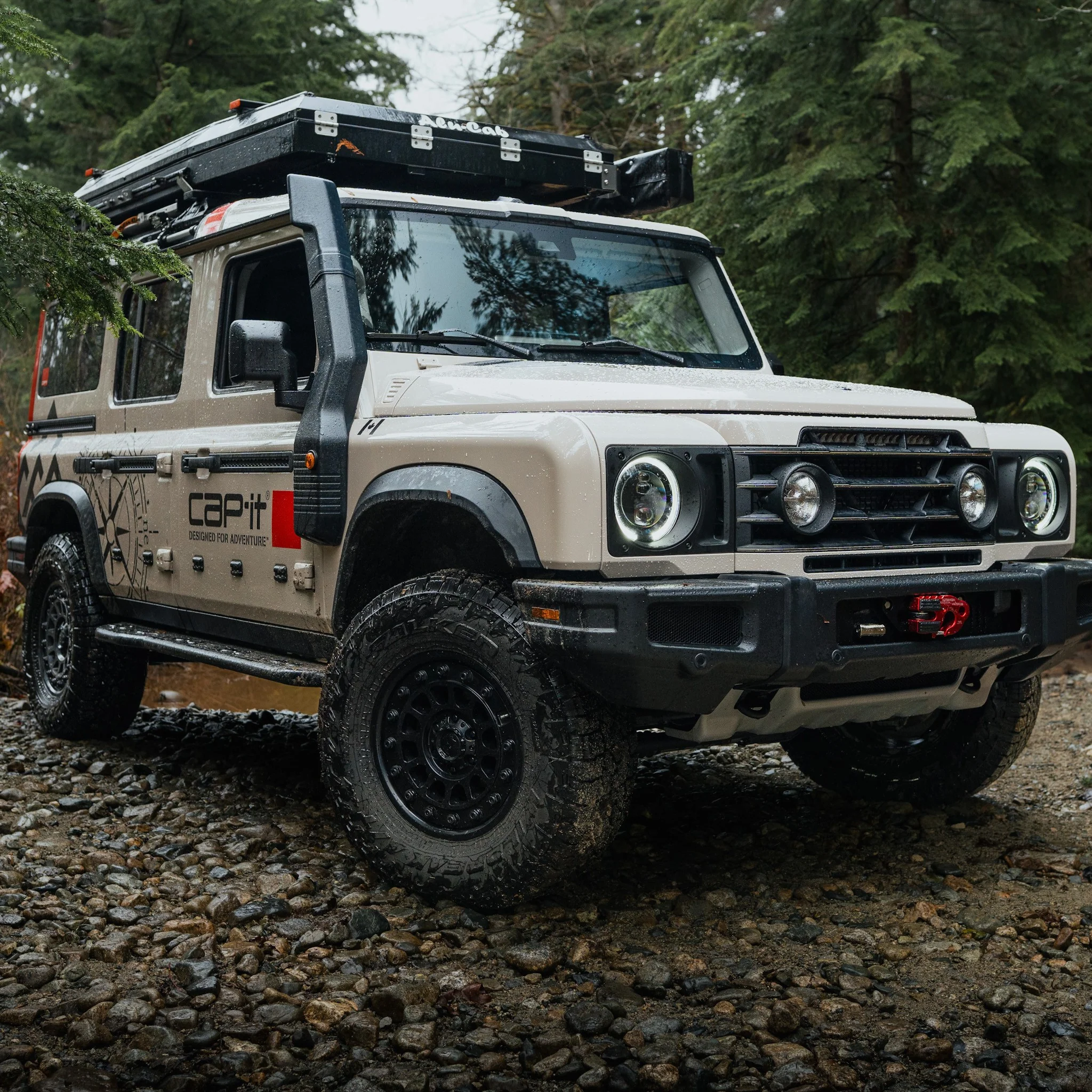 Hidden Winch Mount System for INEOS Grenadier | WARN VR EVO 12-S Kit - Image 4