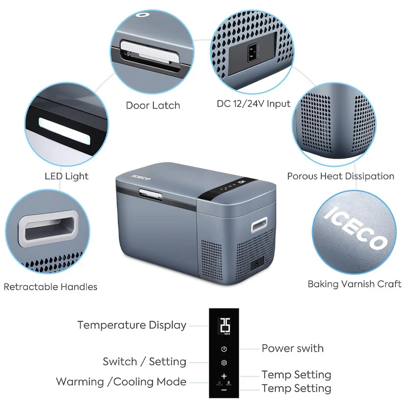 ICECO GO20H Fridge Freezer & Warmer – 20L (21QT) - Image 6