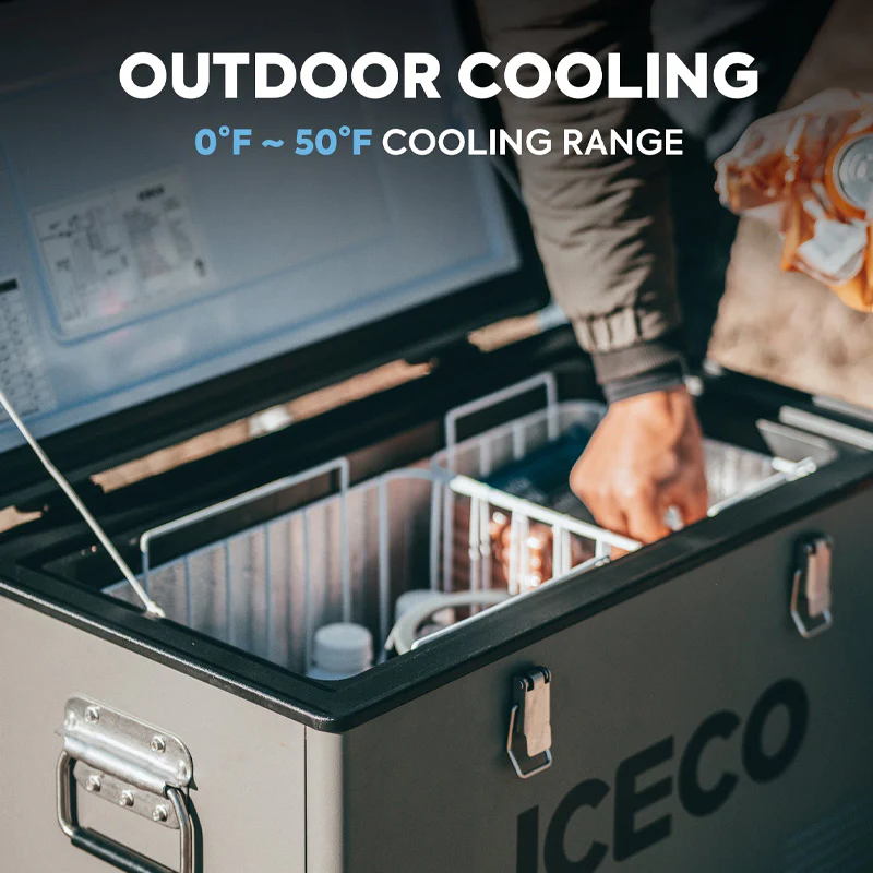ICECO VL74 Single Zone Fridge Freezer – 74L (78QT) - Image 6