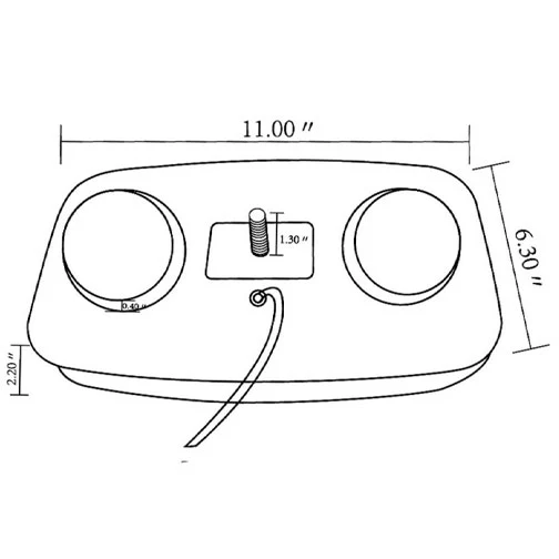 Mini Amber Light Bar - Image 5