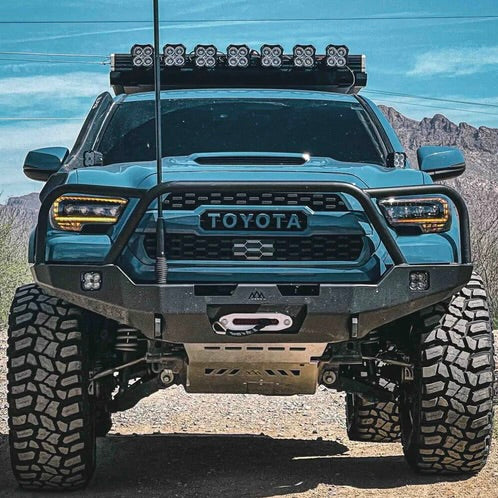 Hi-Lite Overland Front Bumper - Bull Bar - Tacoma 2016-2023