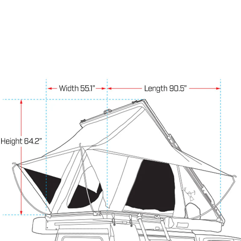 Orion 1400 Rooftop Tent - Image 8