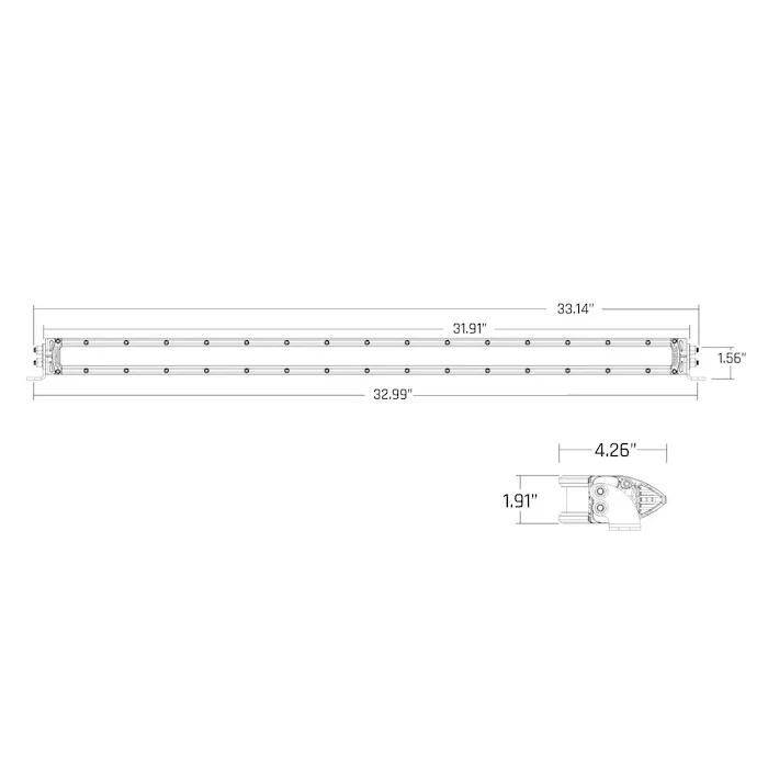 Rigid SR-Series 30" Dual Function SAE Auxiliary Driving Lights - Image 2