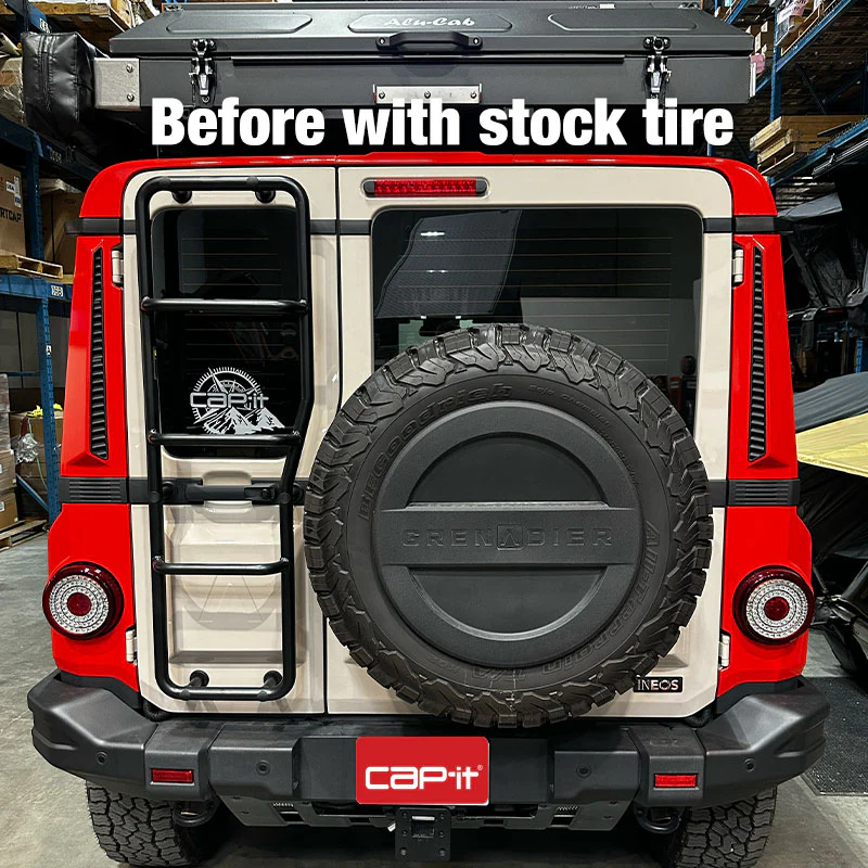 Spare Tire Carrier Relocation Bracket – Ineos Grenadier by Agile Offroad - Image 3