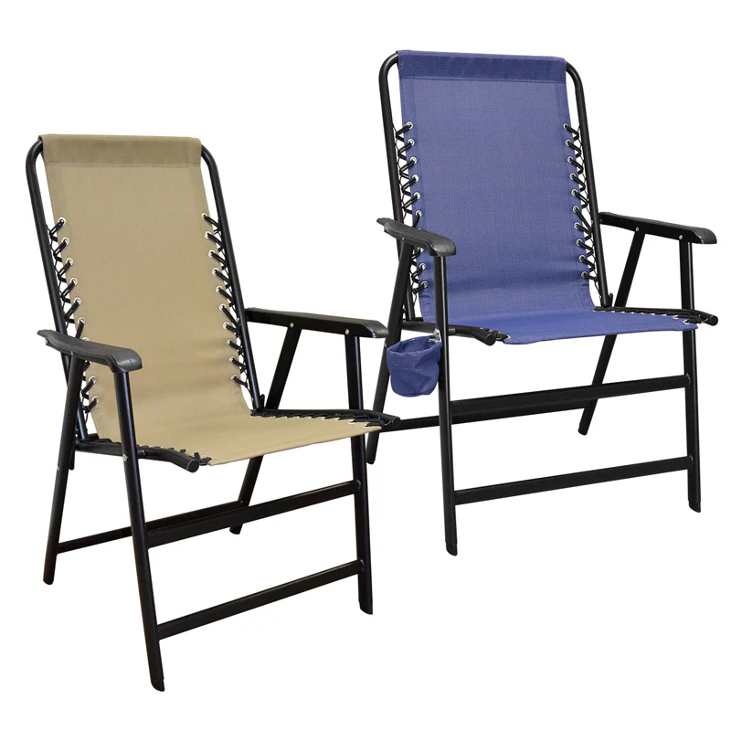 Caravan Sports Suspension Folding Chair – Blue (Clearance) - Image 3