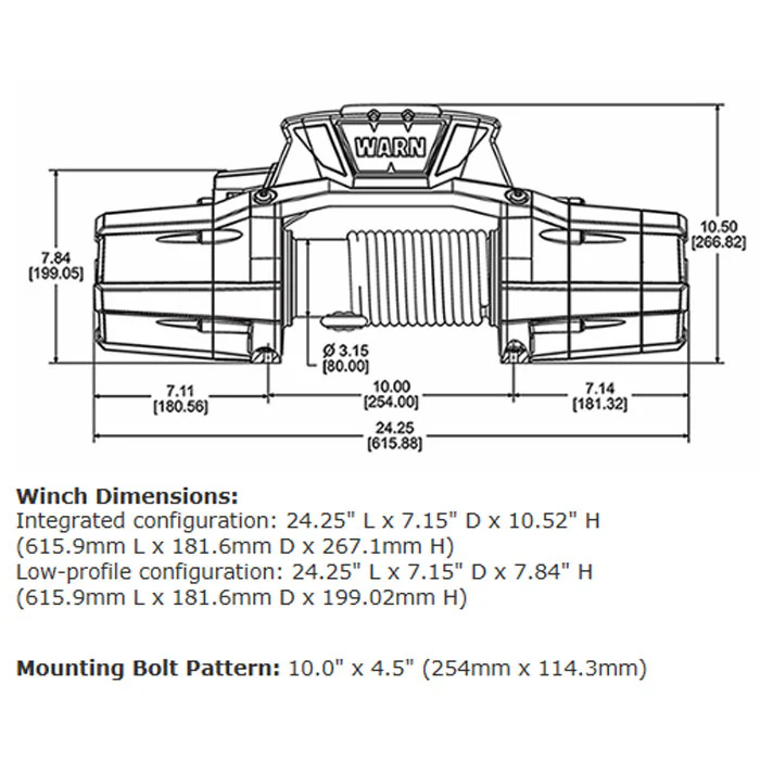 Warn Zeon Platinum 10(s) Winch - Image 4