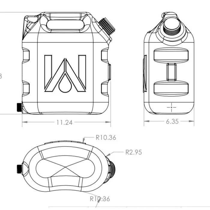 WaterPORT GoSpout | 2.0 Gallon Portable Pressurized Water Tank - Image 7
