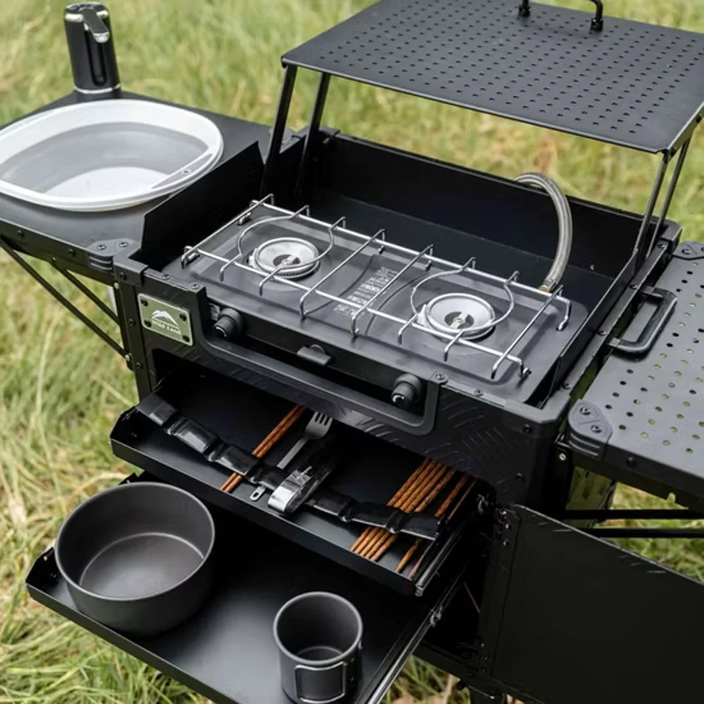 Wild Land Kitchen Box V2 Pro – Foldable Camping Kitchen - Image 4